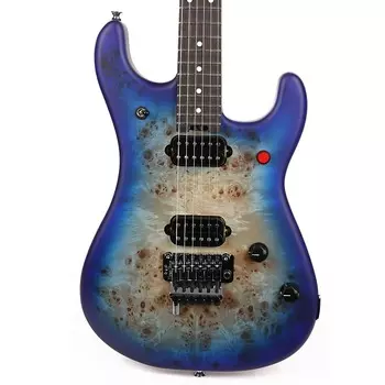 Электрогитара EVH 5150 Series Deluxe Poplar Burl Ebony Fingerboard Aqua Burst