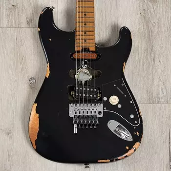 Электрогитара EVH Frankie Relic Series Guitar, Maple Fretboard, Relic Black