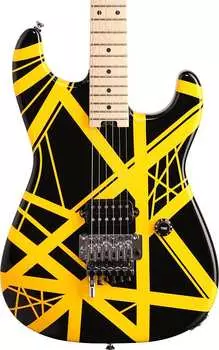 Электрогитара EVH Stripe Series Eddie Van Halen Electric Guitar Black/Yellow