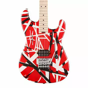 Электрогитара EVH Striped Series Red with Black Stripes