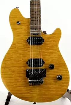 Электрогитара EVH Wolfgang Standard QM Baked Maple Fretboard Trans Amber Serial#:ICE2204044