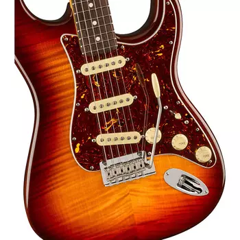 Электрогитара Fender 70th Anniversary American Professional II Stratocaster Guitar w/ Hardshell Case - Comet Burst