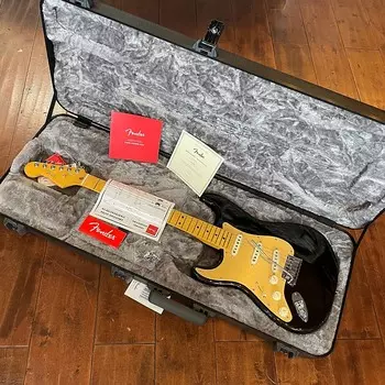 Электрогитара Fender 75th Anniversary Ultra Stratocaster Left-Handed MN Texas Tea 7lbs, 14oz US210072692