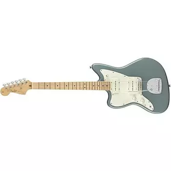 Электрогитара Fender American Pro Jazzmaster Left-Handed Electric Guitar, 22 Frets, Maple Neck & Fingerboard, Sonic Gray