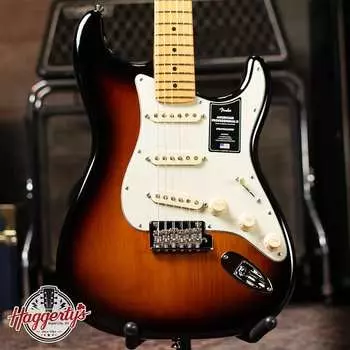 Электрогитара Fender American Professional II Stratocaster - 2-Color Sunburst with Deluxe Molded Hardshell Case