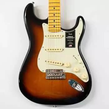 Электрогитара Fender American Professional II Stratocaster Electric Guitar with Maple Fingerboard - 2-color Sunburst