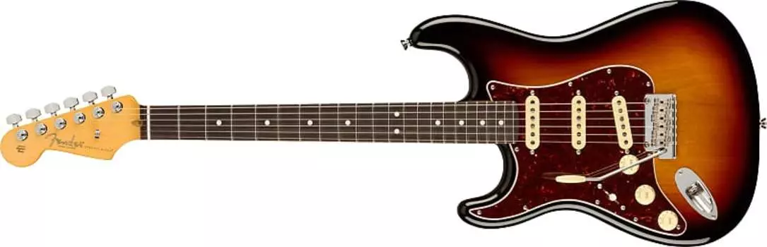 Электрогитара Fender American Professional II Stratocaster Left-Hand, Rosewood Fingerboard, 3-Color Sunburst 0113930700