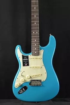 Электрогитара Fender American Professional II Stratocaster Left-Hand Miami Blue Rosewood Fingerboard