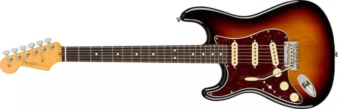 Электрогитара Fender American Professional II Stratocaster Left-Hand Guitar Rosewood Fingerboard 3-Color Sunburst