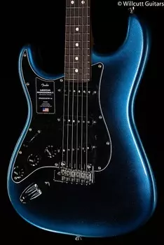 Электрогитара Fender American Professional II Stratocaster Left-Hand Rosewood Fingerboard Dark Night - US210007166-7.77 lbs