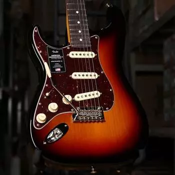 Электрогитара Fender American Professional II Stratocaster Left-Hand, Rosewood Fingerboard, 3-Color Sunburst