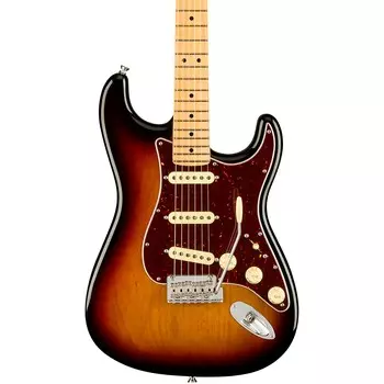 Электрогитара Fender American Professional II Stratocaster с кленовой накладкой, 3 цвета, Sunburst