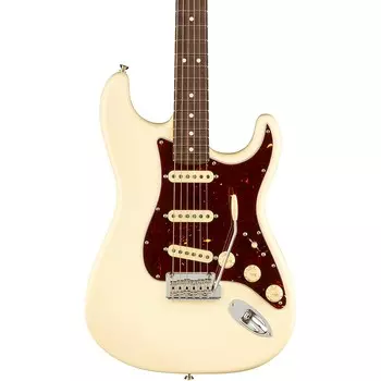 Электрогитара Fender American Professional II Stratocaster с накладкой из палисандра, Olympic White