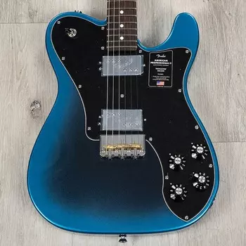 Электрогитара Fender American Professional II Telecaster Deluxe Guitar, Rosewood Fretboard, Dark Night