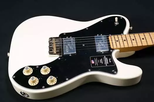 Электрогитара Fender American Professional II Telecaster Deluxe - Maple Fingerboard - Olympic White 898