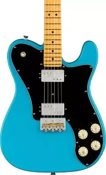 Электрогитара Fender American Professional II Telecaster Deluxe, Maple Fingerboard, Miami Blue