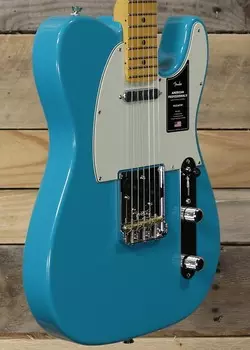 Электрогитара Fender American Professional II Telecaster Electric Guitar Miami Blue w/ Case