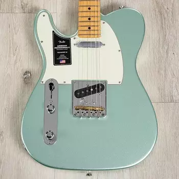 Электрогитара Fender American Professional II Telecaster Left-Handed Guitar, Mystic Surf Green