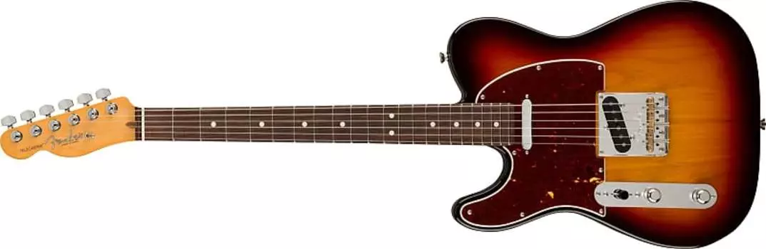 Электрогитара Fender American Professional II Telecaster Left-Hand, Rosewood Fingerboard, 3-Color Sunburst 0113950700