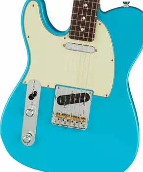 Электрогитара Fender American Professional II Telecaster Left-Hand, Rosewood Fingerboard, Miami Blue 7lbs, 11oz