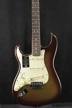 Электрогитара Fender American Ultra Stratocaster Left-Hand Mocha Burst Rosewood Fingerboard