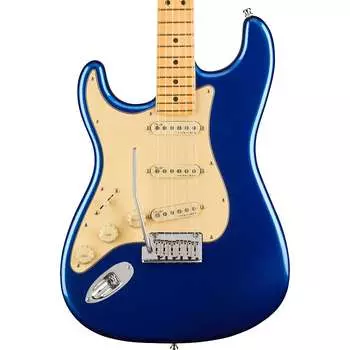 Электрогитара Fender American Ultra Stratocaster Left-Hand - Maple Fingerboard, Cobra Blue