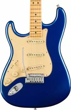 Электрогитара Fender American Ultra Stratocaster Left-Handed, Maple FB, Cobra Blue w/ Case