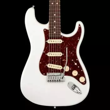Электрогитара Fender American Ultra Stratocaster Rosewood Fingerboard Arctic Pearl With Case