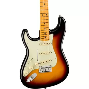 Электрогитара Fender American Ultra Stratocaster с кленовой накладкой для левой руки Ultraburst