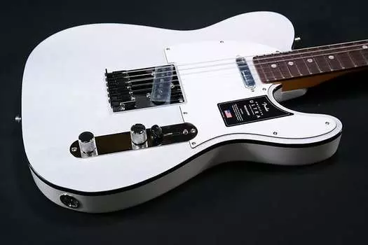 Электрогитара Fender American Ultra Telecaster - Rosewood Fingerboard - Arctic Pearl 823
