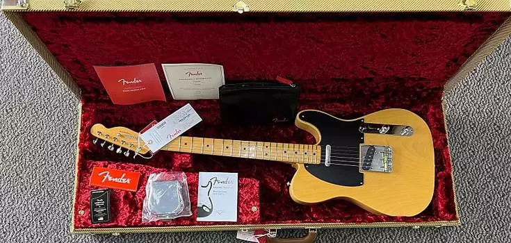 Электрогитара Fender American Vintage II 1951 Butterscotch Blonde Telecaster with hard Case