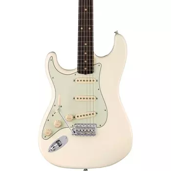 Электрогитара Fender American Vintage II 1961 Stratocaster для левой руки, олимпийский белый цвет