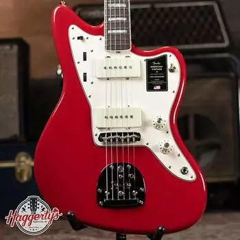 Электрогитара Fender American Vintage II 1966 Jazzmaster, Rosewood Fingerboard - Dakota Red with Vintage-Style Black Hardshell Case