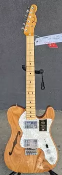 Электрогитара Fender American Vintage II 1972 Telecaster Thinline, Aged Natural, w/Case