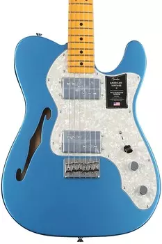 Электрогитара Fender American Vintage II 1972 Telecaster Thinline Electric Guitar - Lake Placid Blue