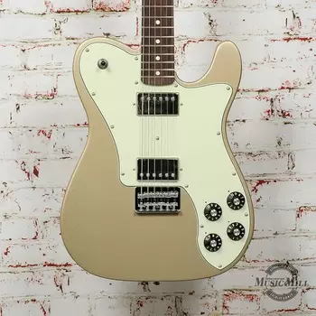 Электрогитара Fender Chris Shiflett Telecaster Deluxe Electric Guitar, Rosewood Fingerboard, Shoreline Gold