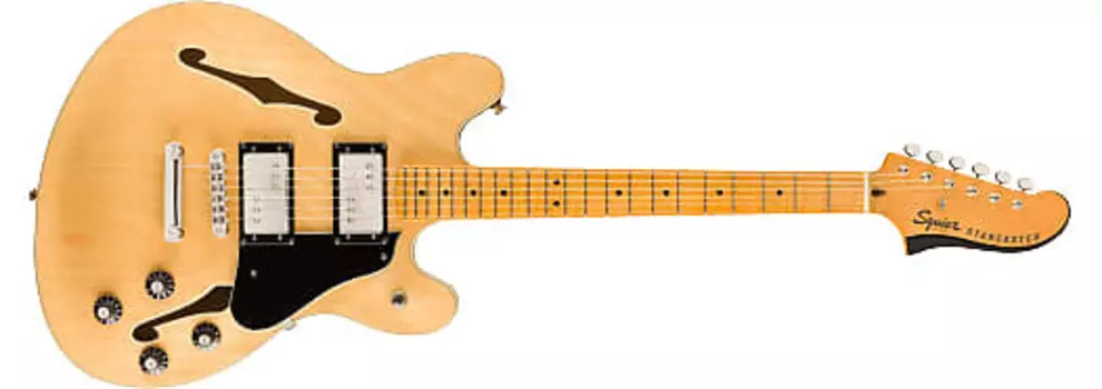 Электрогитара Fender Classic Vibe Starcaster, цвет натуральный (0374590521)