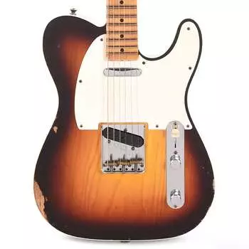 Электрогитара Fender Custom Shop 1959 Telecaster Custom Relic Wide-Fade Chocolate 3-Color Sunburst