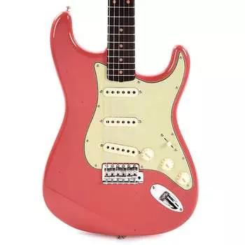 Электрогитара Fender Custom Shop 1960 Stratocaster "Chicago Special" Journeyman Relic Faded Fiesta Red