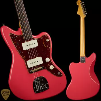 Электрогитара Fender Custom Shop 1962 Jazzmaster Journeyman - Super Faded Aged Fiesta Red