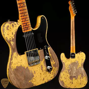 Электрогитара Fender Custom Shop '52 Telecaster Super Heavy Relic - Aged Nocaster Blonde
