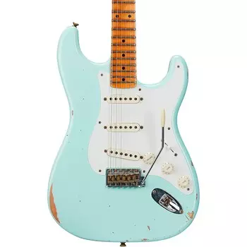 Электрогитара Fender Custom Shop '58 Stratocaster Relic Super Faded Aged Surf Green