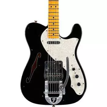 Электрогитара Fender Custom Shop '68 Telecaster Thinline Journeyman Relic Electric Guitar Aged Black