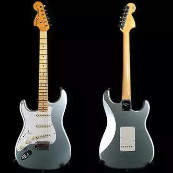 Электрогитара Fender Custom Shop 69 Strat relic Fire Mist Silver lefty lefthanded LH