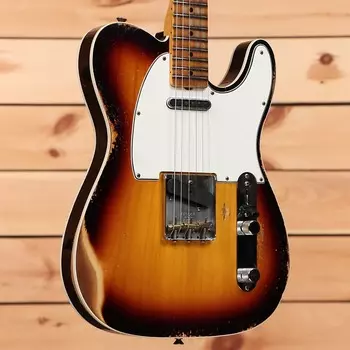 Электрогитара Fender Custom Shop Limited '65 Telecaster Custom - Faded/Aged 3 Color Sunburst - CZ575575 - PLEK'd