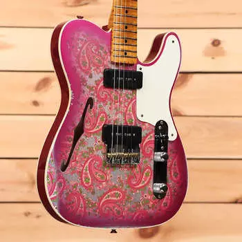 Электрогитара Fender Custom Shop Limited Dual P90 Telecaster - Pink Paisley - CZ571106 - PLEK'd