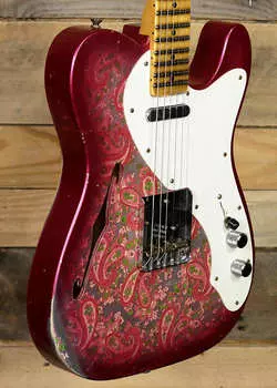 Электрогитара Fender Custom Shop Limited Edition 50s Telecaster Electric Guitar Relic Pink Paisley w/ Case