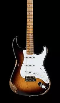 Электрогитара Fender Custom Shop Limited Edition 70th Anniversary 1954 Stratocaster Heavy Relic - Wide Fade 2 Tone Sunburst #4031