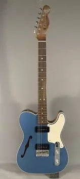 Электрогитара Fender Custom Shop Limited P-90 Tele Thinline - Ice Blue Metallic