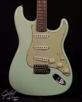 Электрогитара Fender Custom Shop LTD '60 Stratocaster, Journeyman Relic, Faded Aged Surf Green